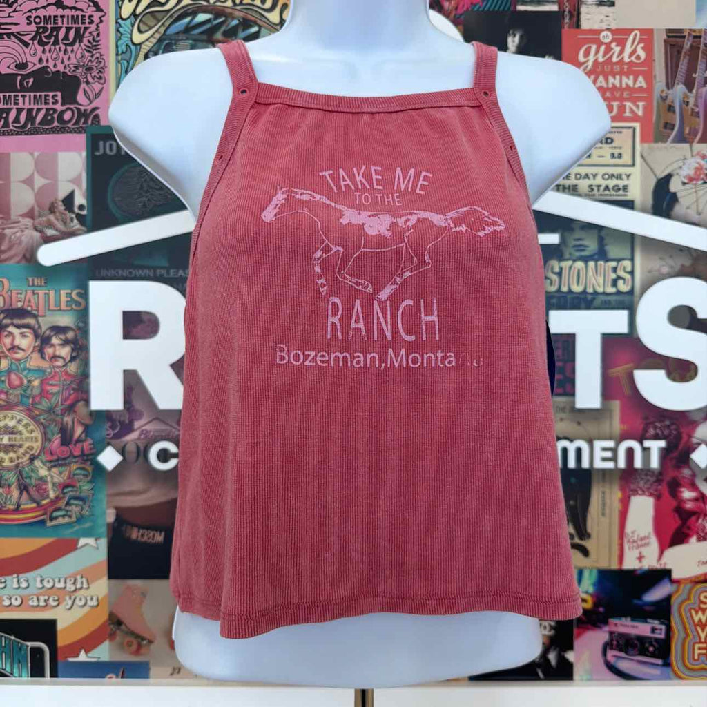 Love Tribe Size XL Take Me to the Ranch Graphic Tank Top