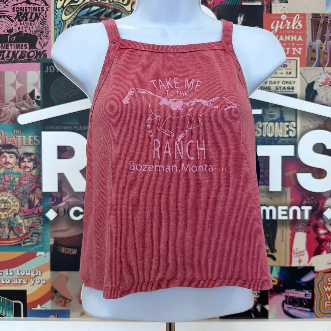 Love Tribe Size XL Take Me to the Ranch Graphic Tank Top