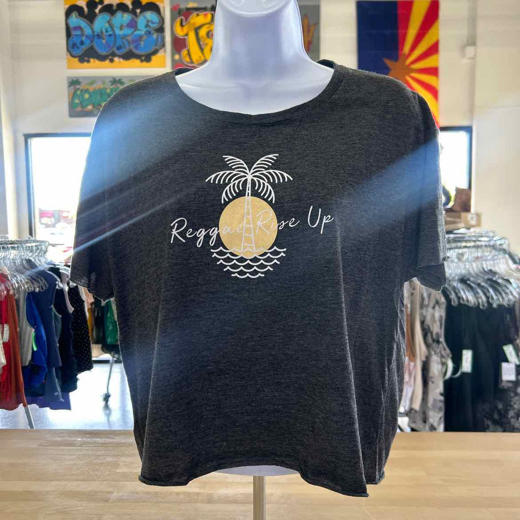 Next Level Size XL Gray Preloved T-Shirt SS