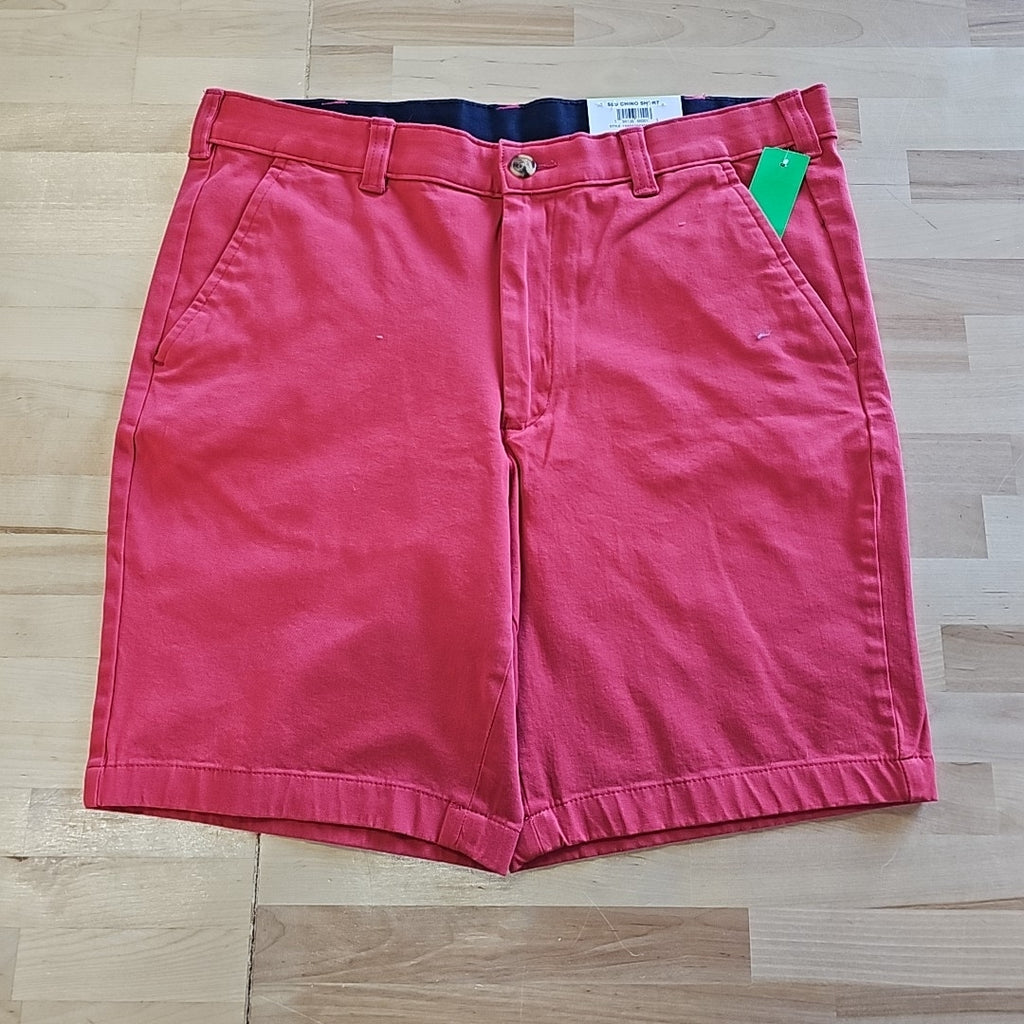 Club Room MENS Size 32  Red Regular-Fit 9" 4-Way Stretch Shorts