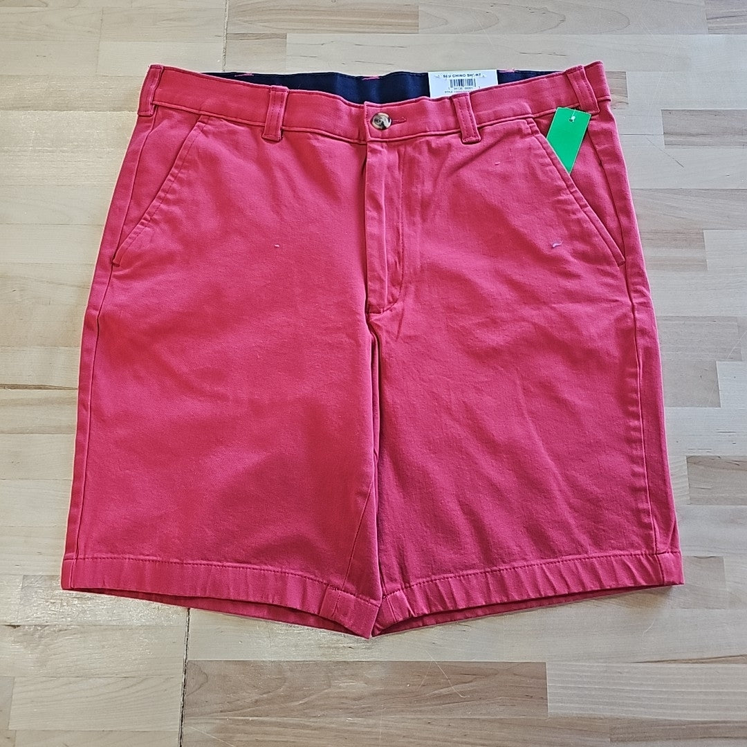 Club Room MENS Size 32  Red Regular-Fit 9" 4-Way Stretch Shorts