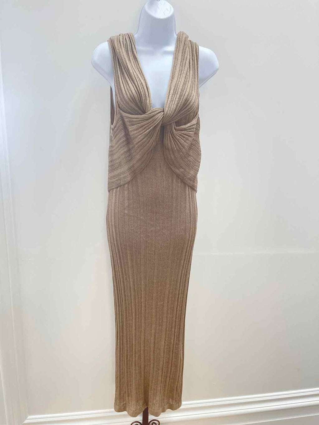 Marciano Size 6 Gold New Dress