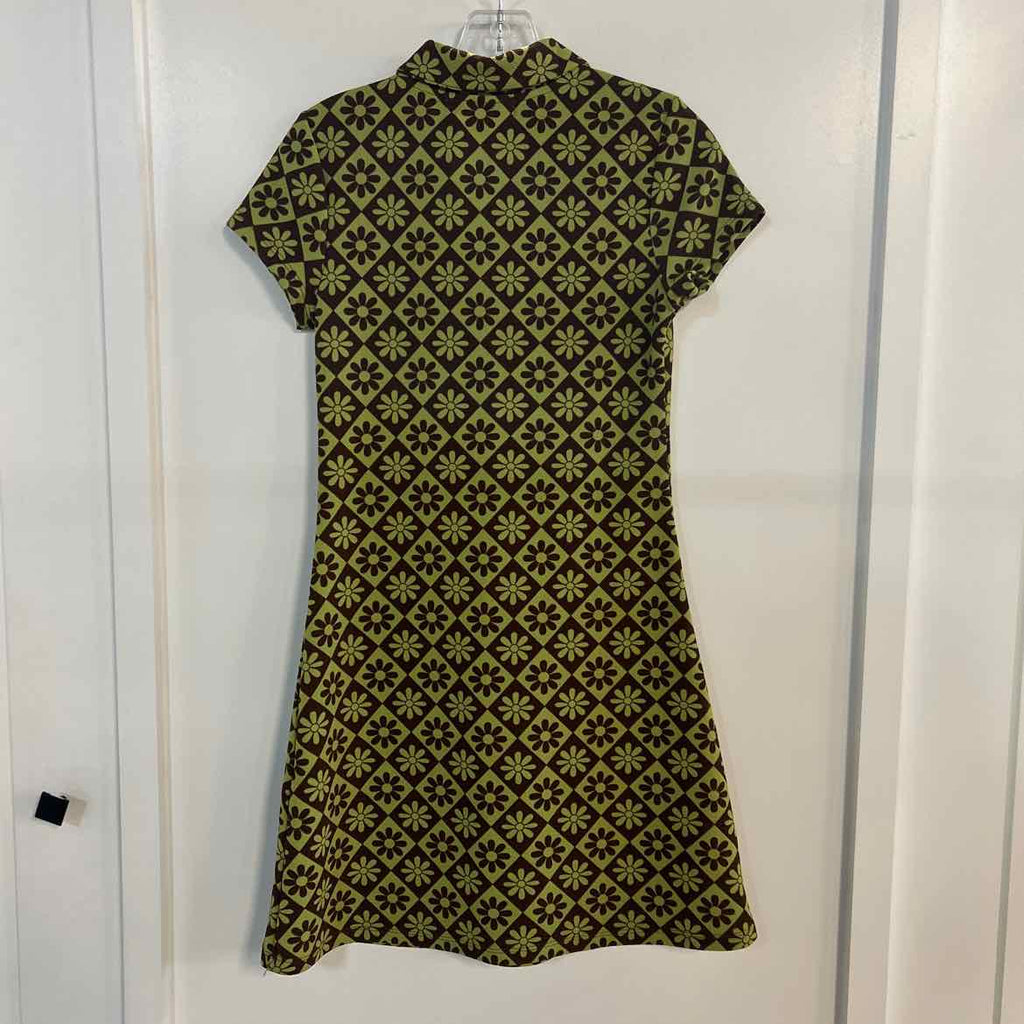 Almost Famous Size M brown green Preloved Dress