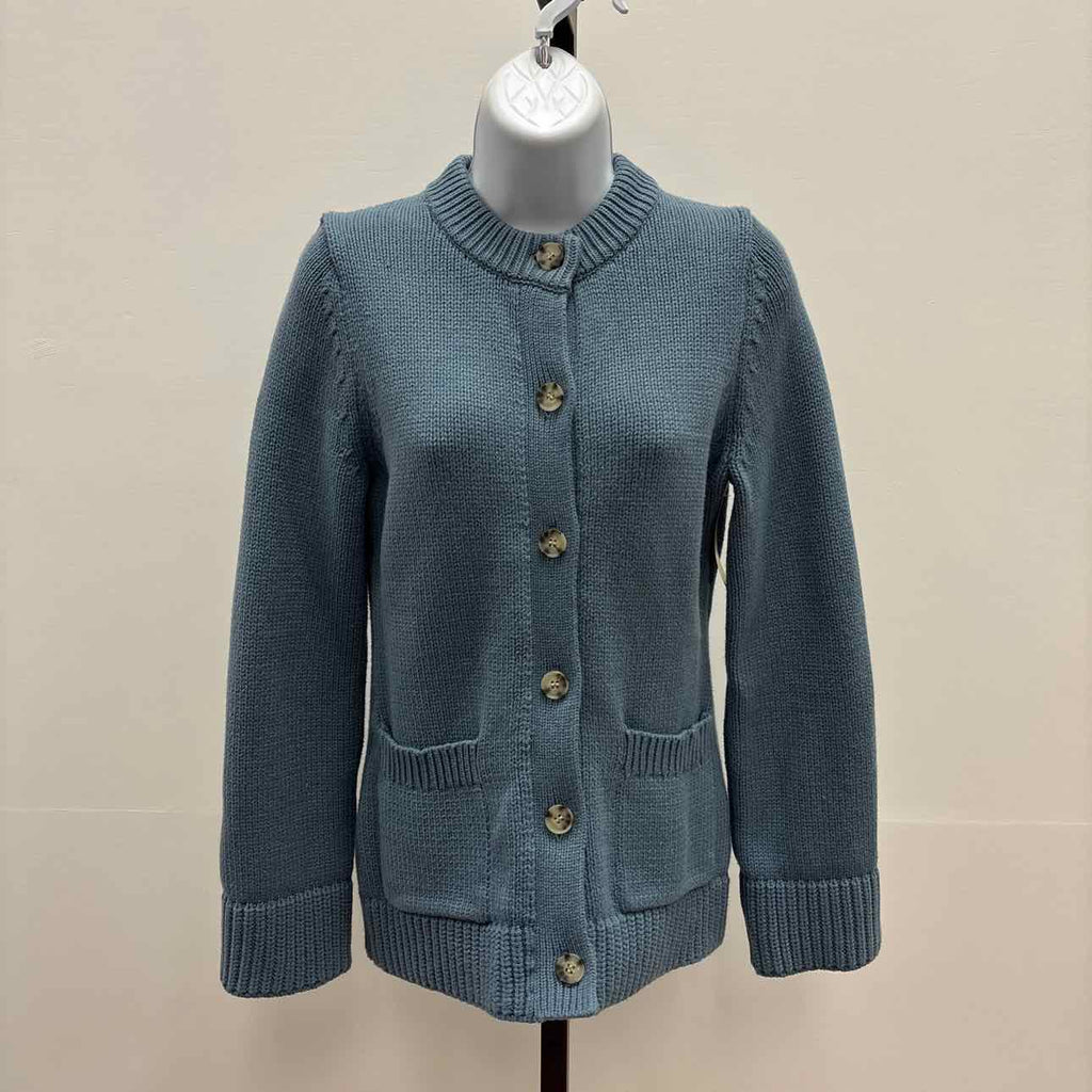 Loft Size S Blue Cotton Blend Preloved Sweater