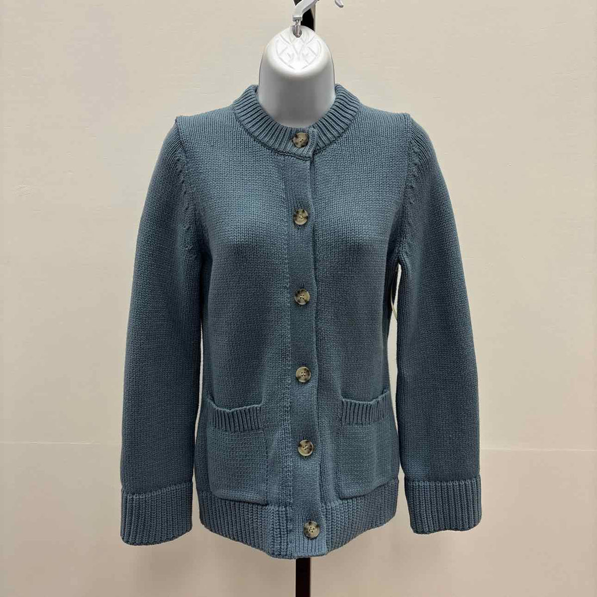 Loft Size S Blue Cotton Blend Preloved Sweater