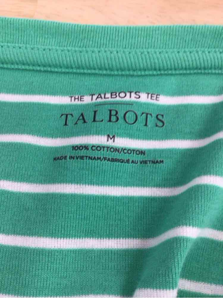 Talbots Size M Green Preloved T-Shirt SS