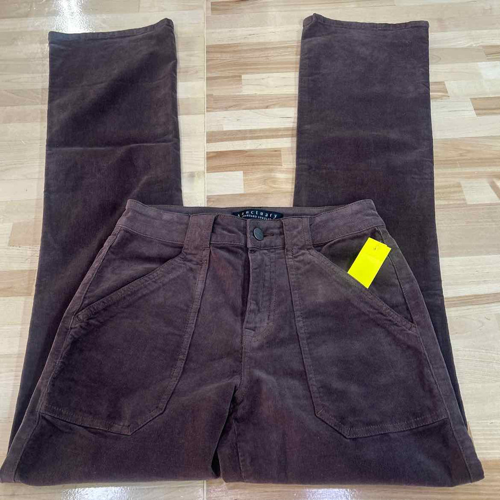 Santuary Size 26 Brown Corduroy Pants