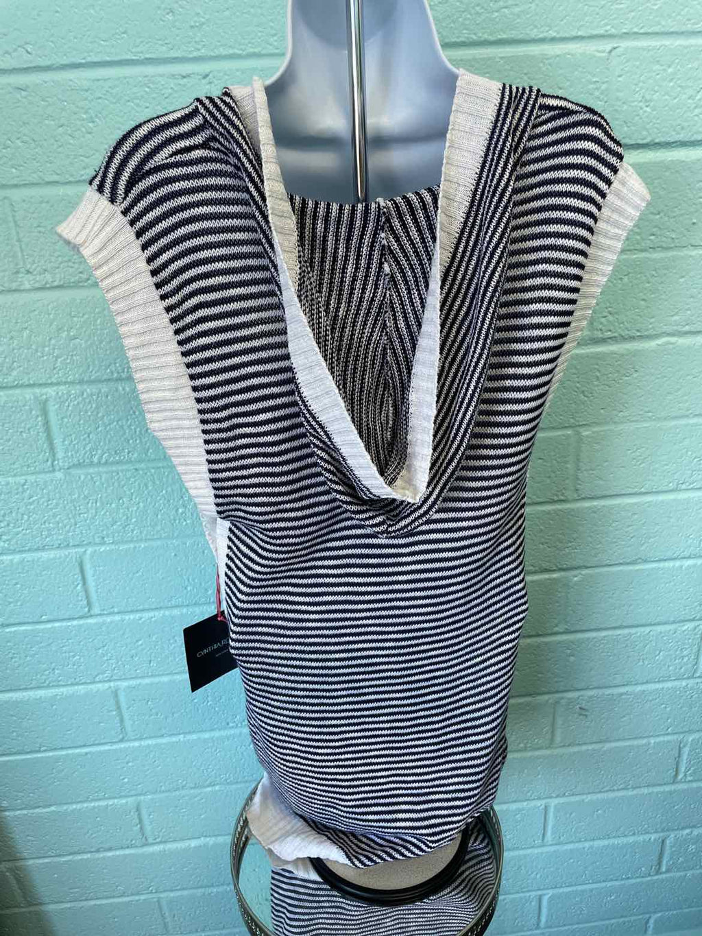 Cynthia Rowley Size S Blue & White Tunic