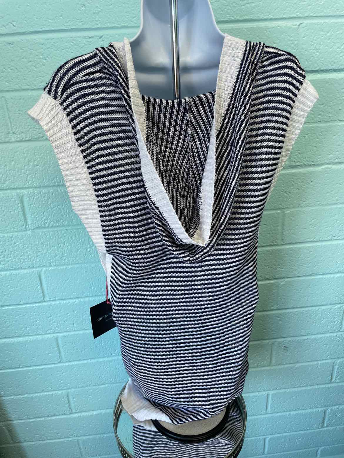 Cynthia Rowley Size S Blue & White Tunic