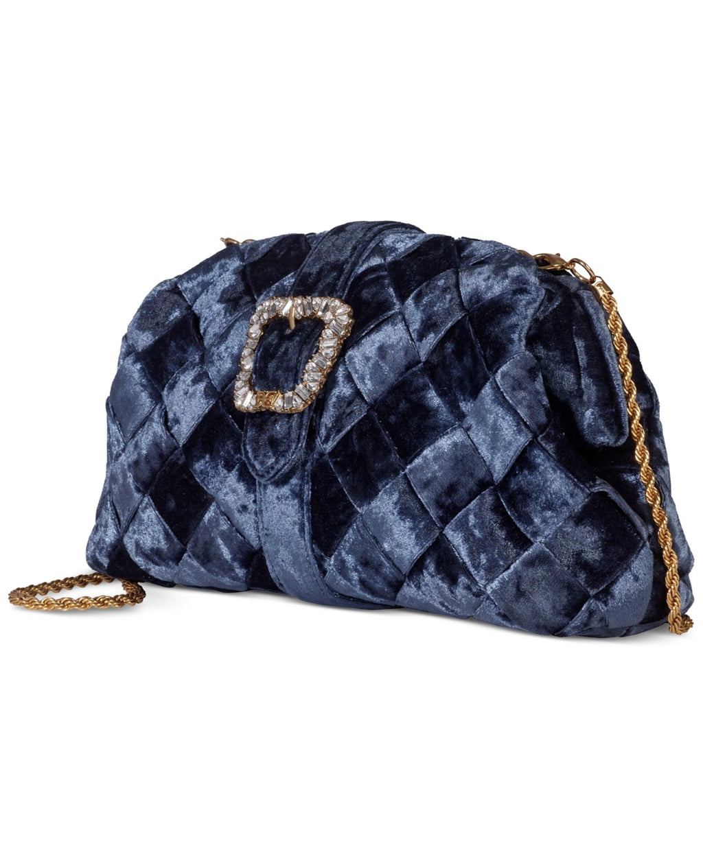 Sam Edelman Brit Frame Clutch - Jewel Blue NWT