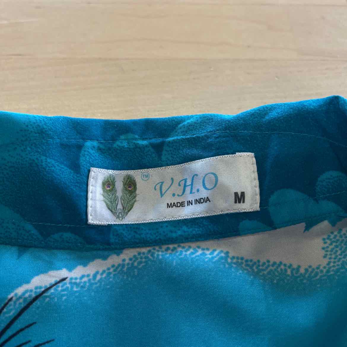 Size M Blue Preloved MENS Button Down Shirt