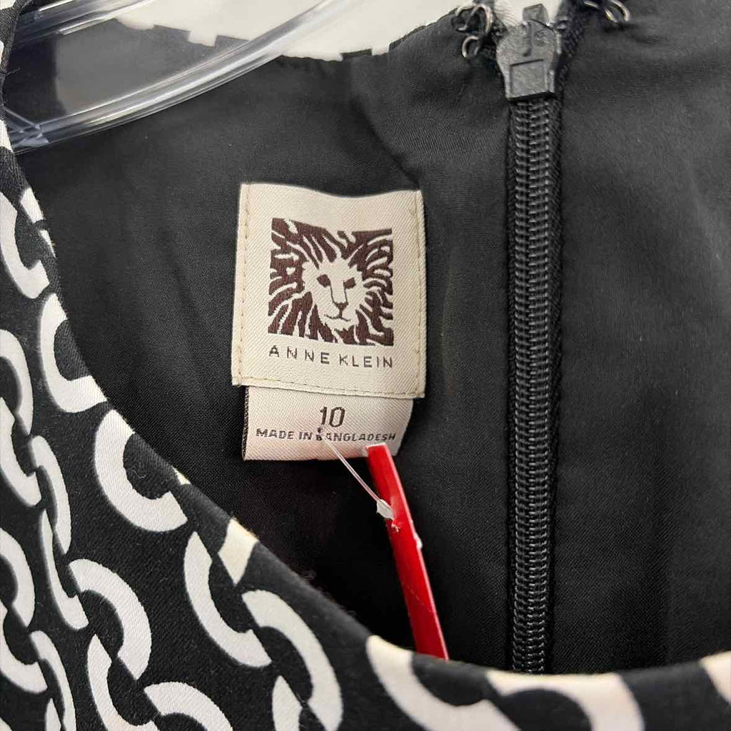 Anne Klein Size 10 Black/White Preloved Dress