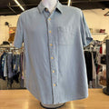 Lucky Brand Size M Blue Preloved MENS Button Down Shirt