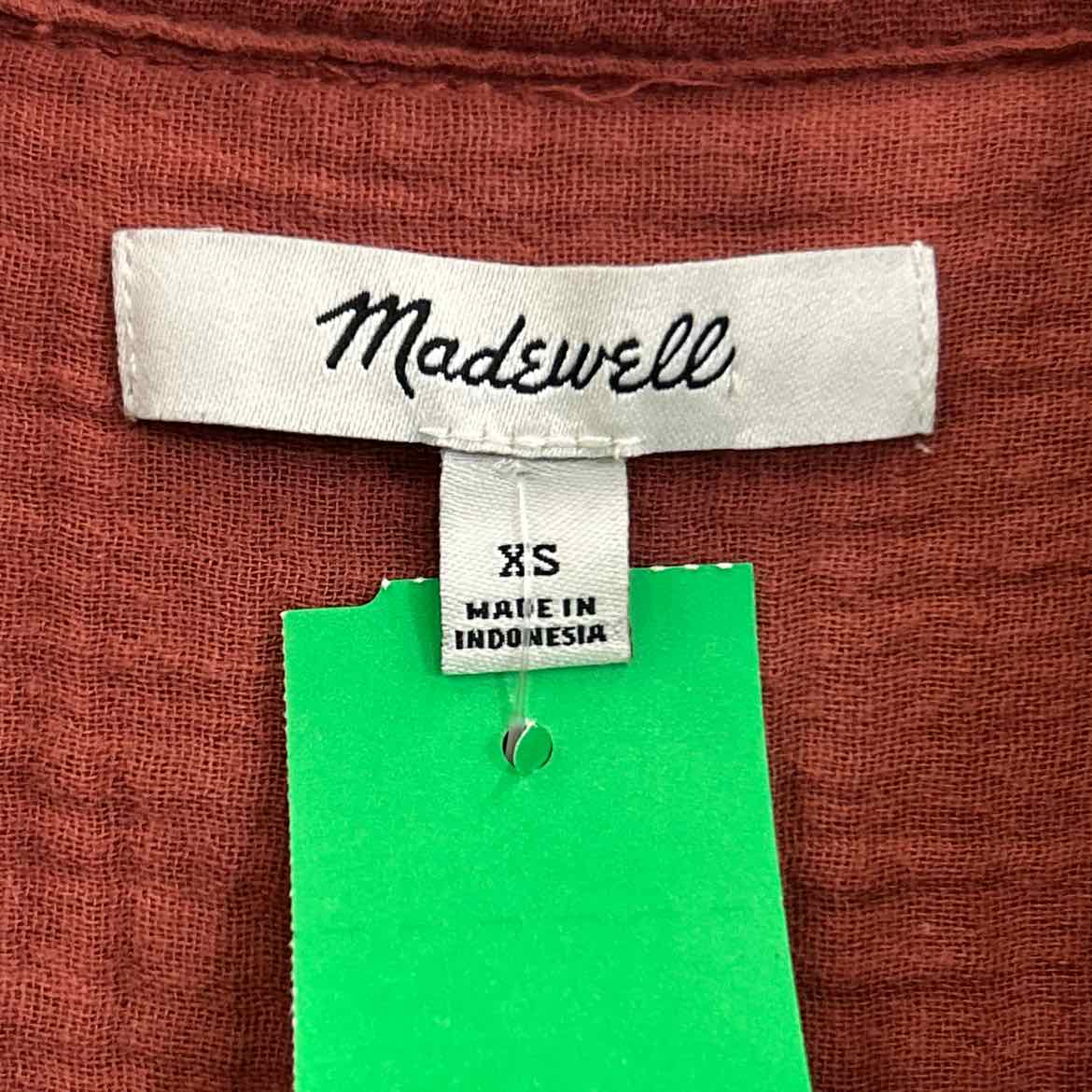 Madewell Size XS Orange Preloved Romper