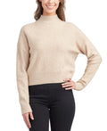 Bcx Juniors' Sequined Mock-Neck Ribbed-Hem Dropped