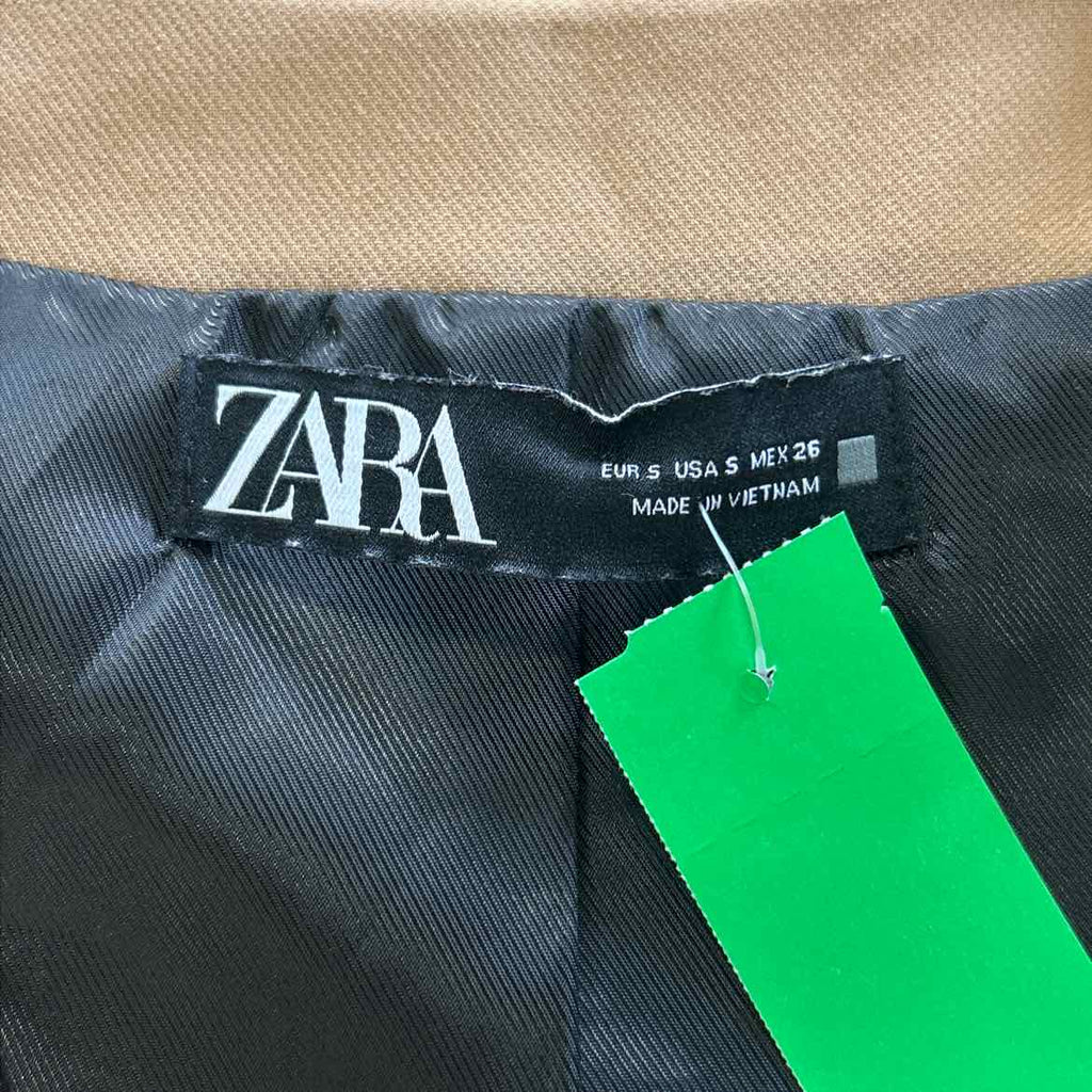 zara Size S Tan Preloved Vest