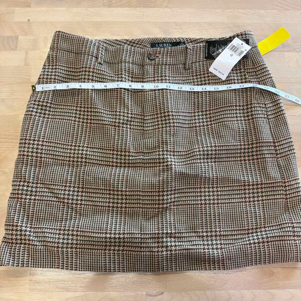 Ralph Lauren Size 12 Brown Skirt