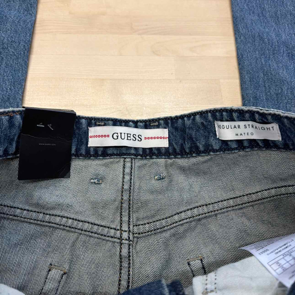 Guess Size 30x32 Blue Denim New Jeans