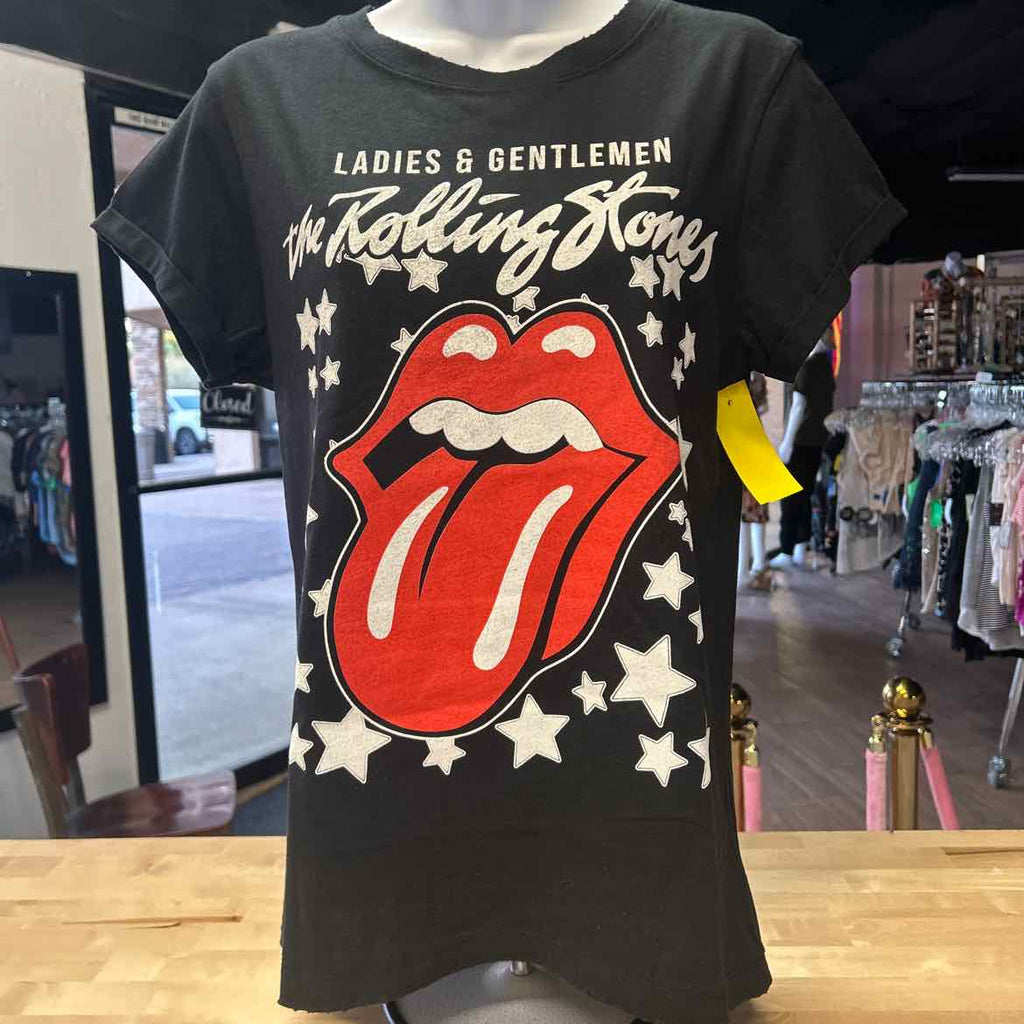 Recycled Karma Size XS Black New T-Shirt SS