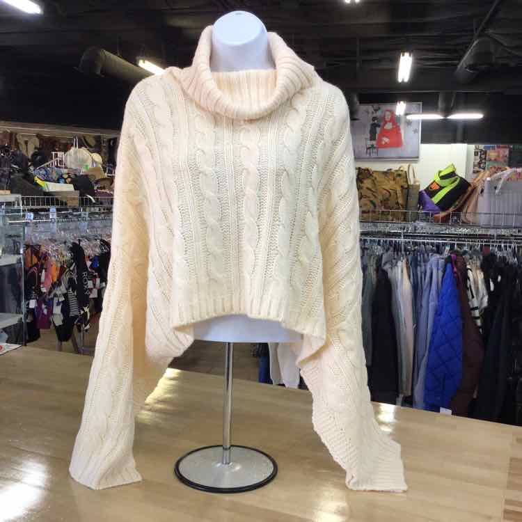 Steve Madden Size M Cream Knit Preloved Sweater
