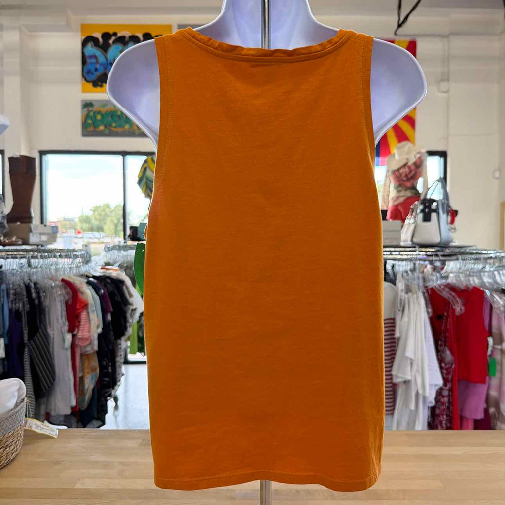 Express Size M Orange Preloved Tank