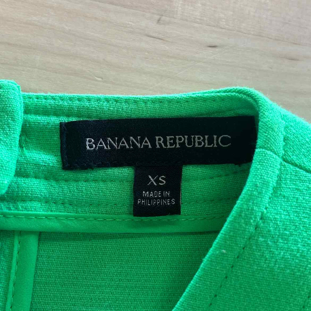 Banana Republic Size XS Green Preloved Tank