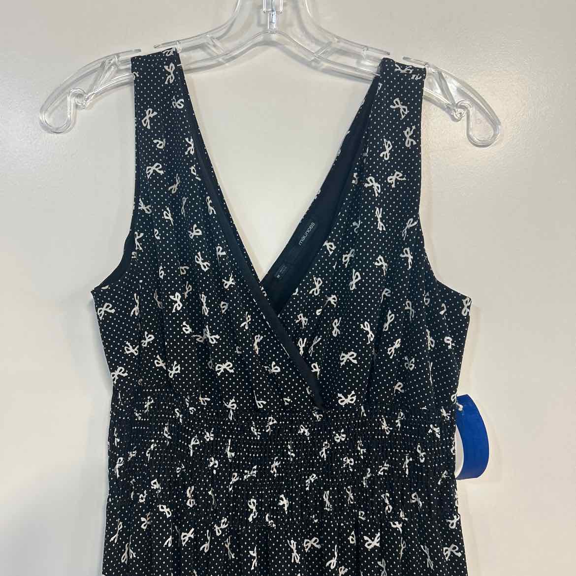 Maurices Size M Black White Preloved Dress