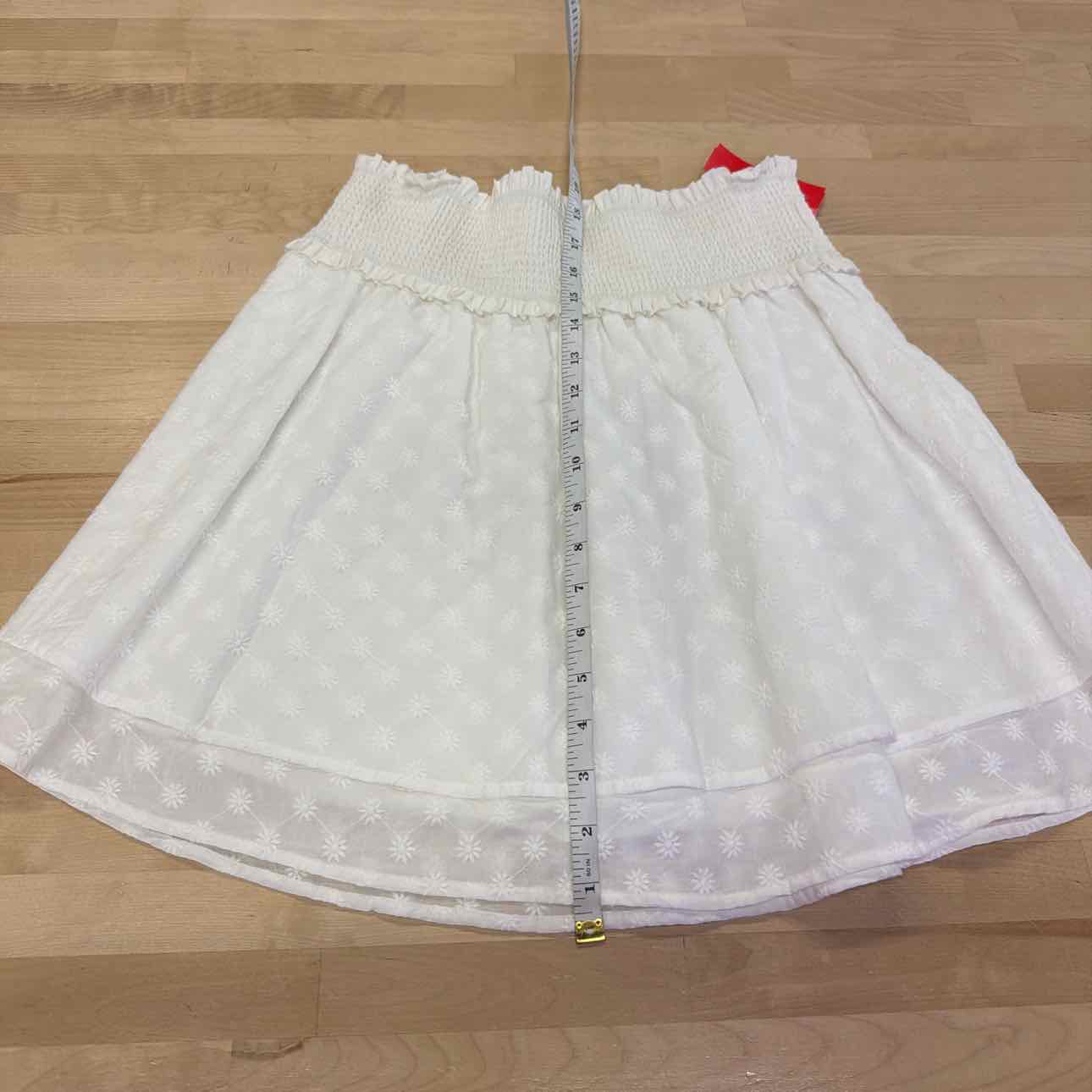 Rails Women's Addison Smocked Tiered Miniskirt - White Embroidery - Size M