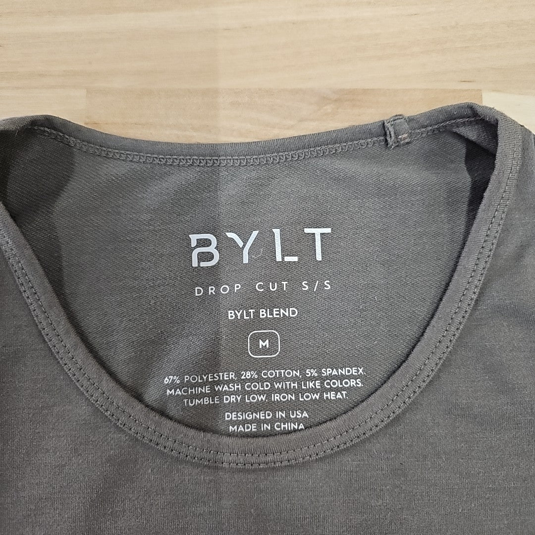 BYLT Men's Size M Green MENS T-shirt