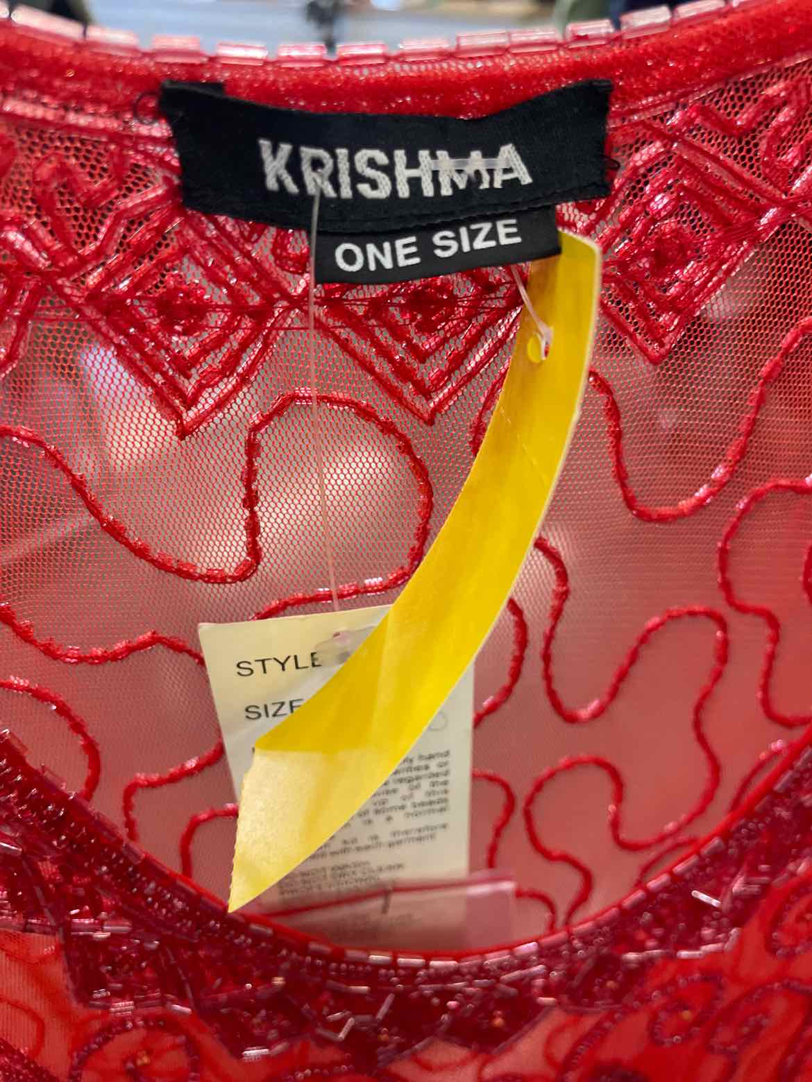 Krishma Size One Size Orange Dress