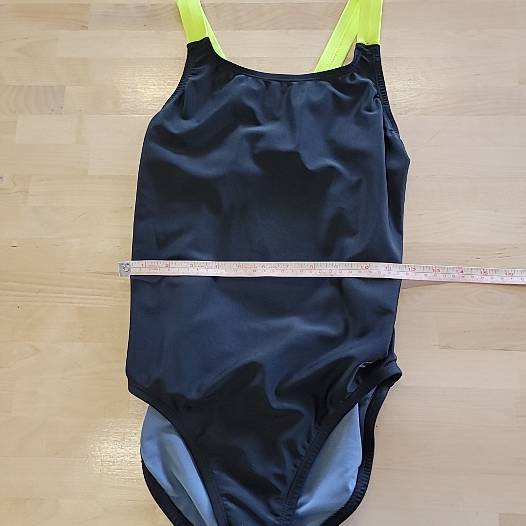 Champion Black & Yellow Size S Swimsuit