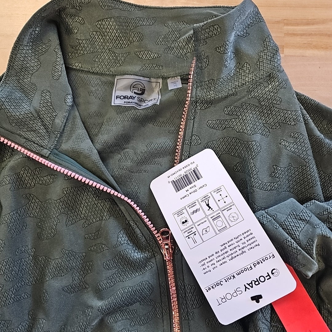 Foray Sport Size M Green New Athletic Jacket