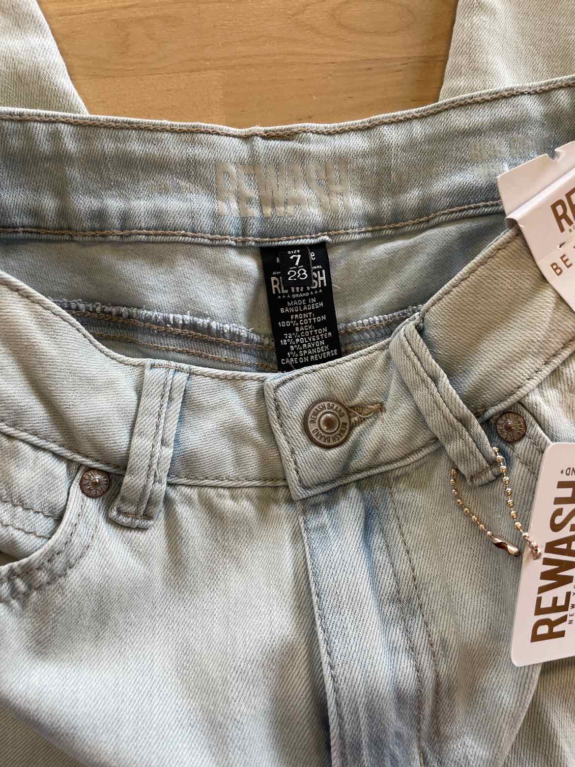 Rewash Size 7 Blue Jeans
