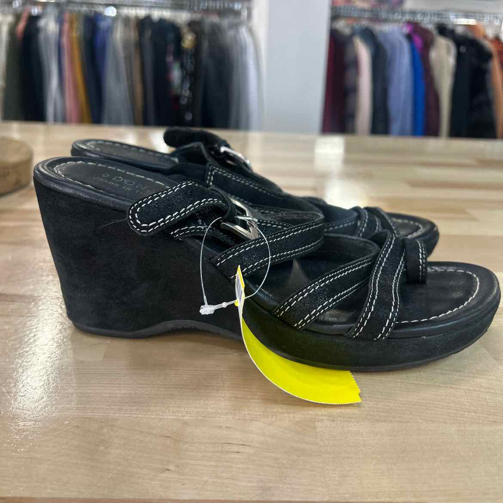 Donald J Pliner Size 7 Black Preloved Sandals