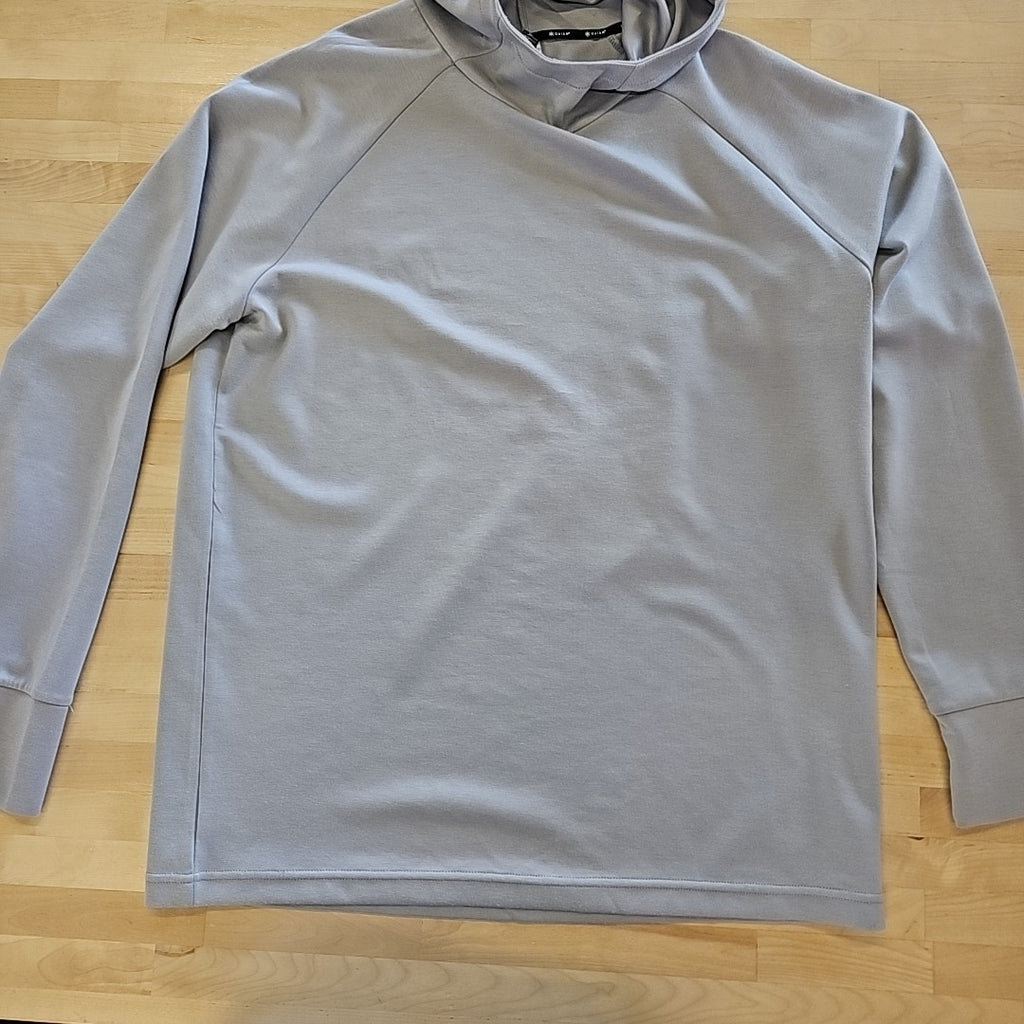 Gaiam Size L Grey Preloved MENS Long Sleeve Shirt