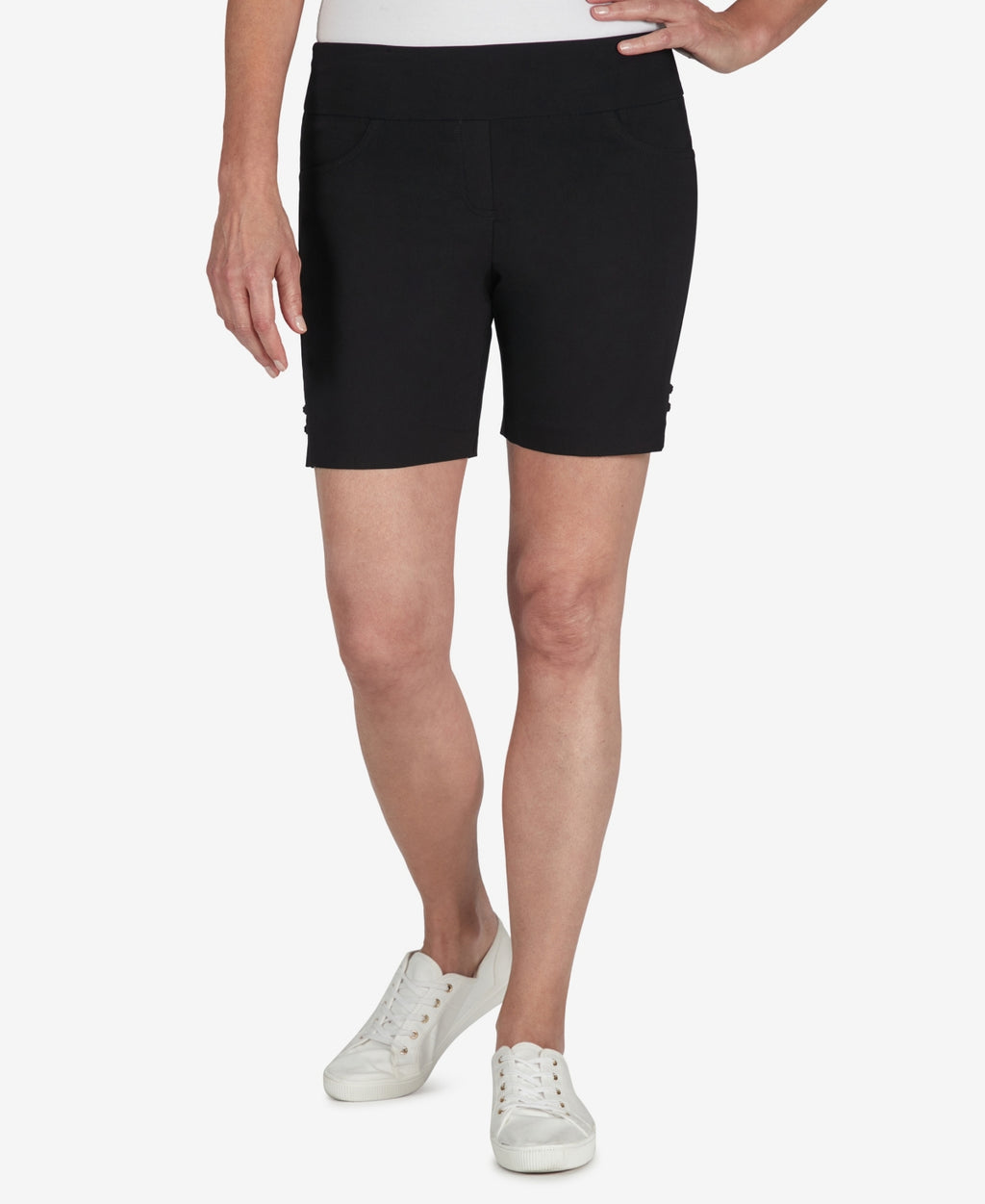 Hearts of palm Women Size 20W Black New Shorts