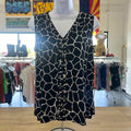 INC Size XS Black White Preloved Sleeveless
