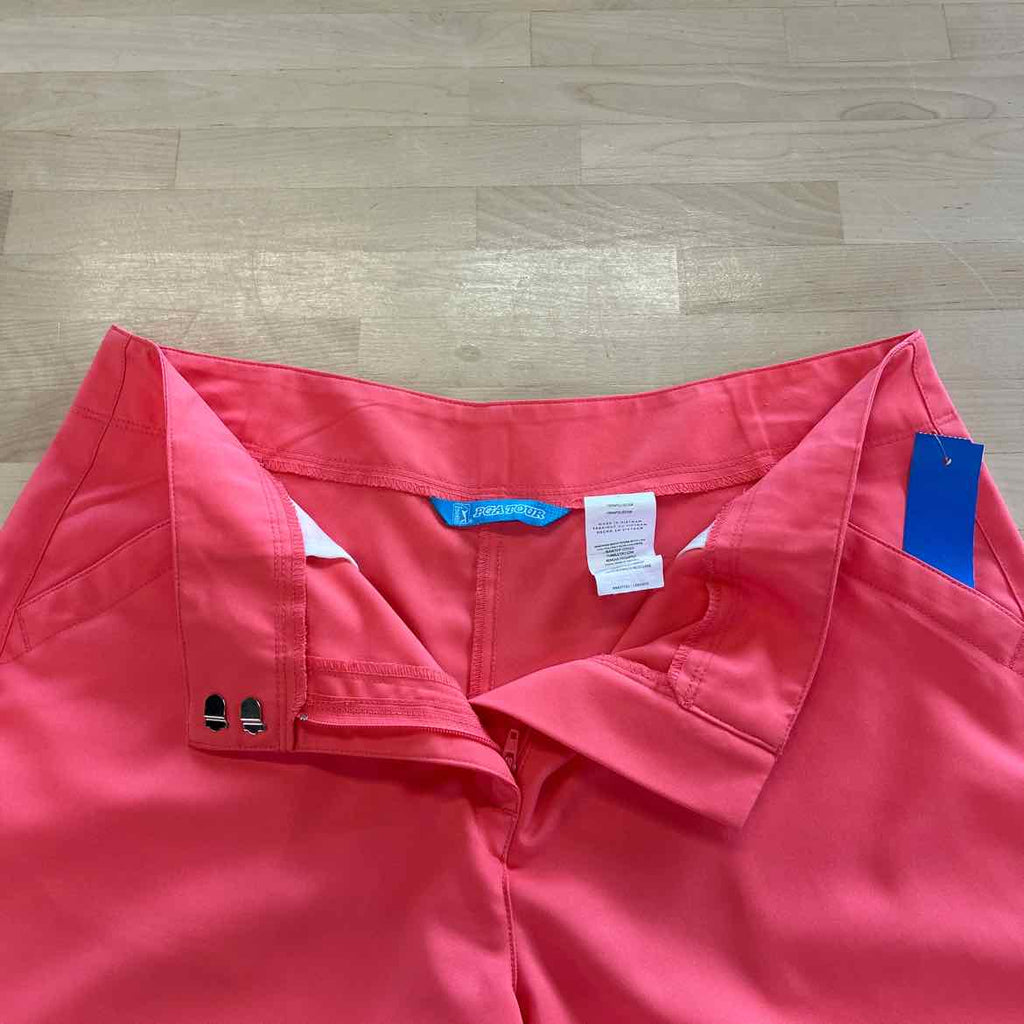 PGA Tour Women Size 8 Coral Preloved Shorts