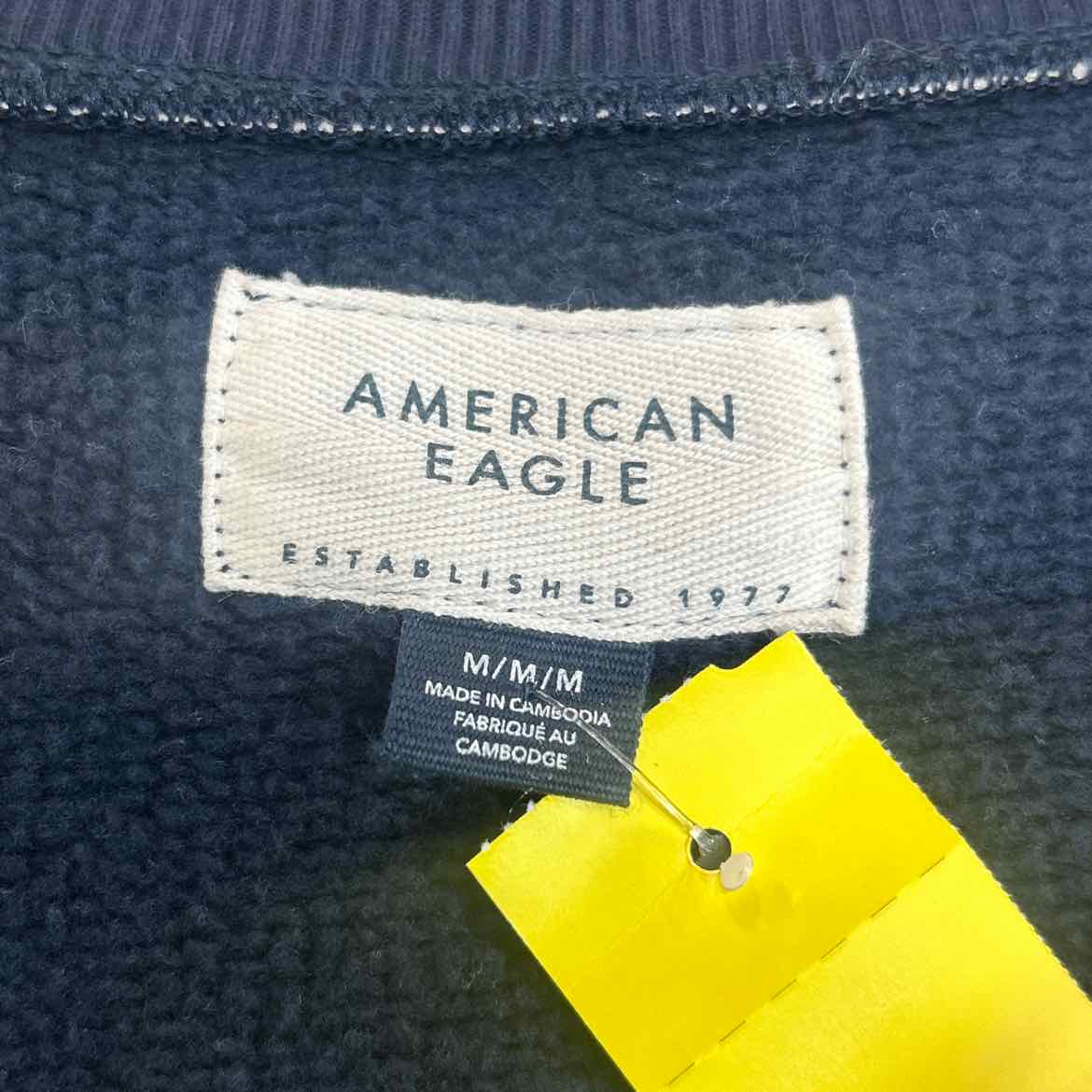 American Eagle Size M Navy Blue Preloved Cardigan
