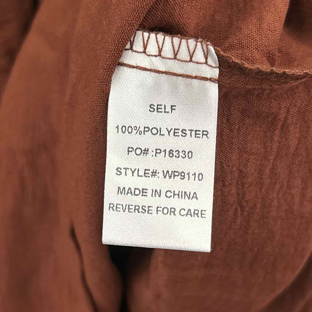 Fashionova Size 3X Rust New Romper