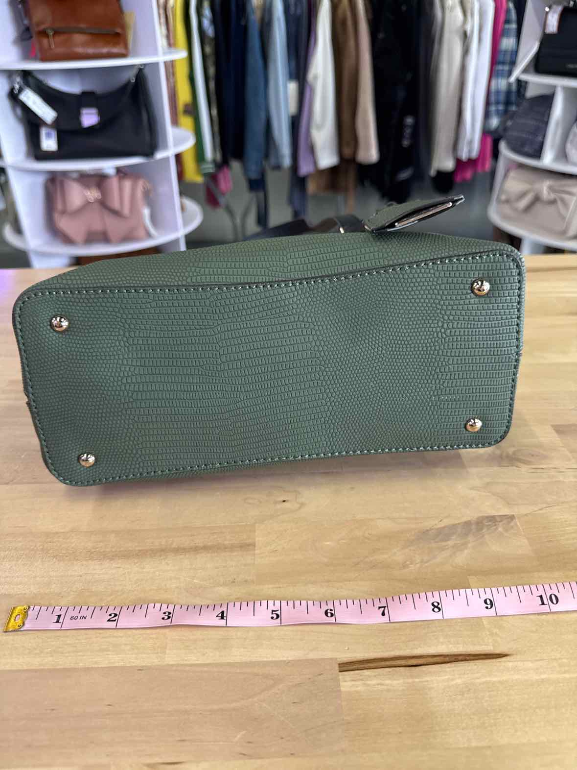 Guess Olive Green Lyndi Small Girlfriend Satchel NWT