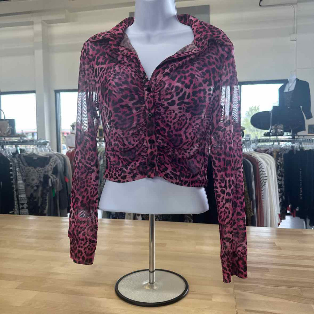 Size M Pink Button Down Shirt