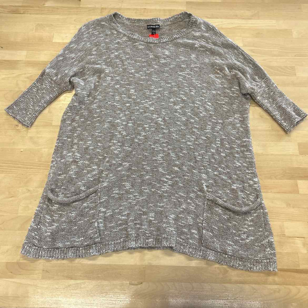 Express Size M/L Beige Sweater