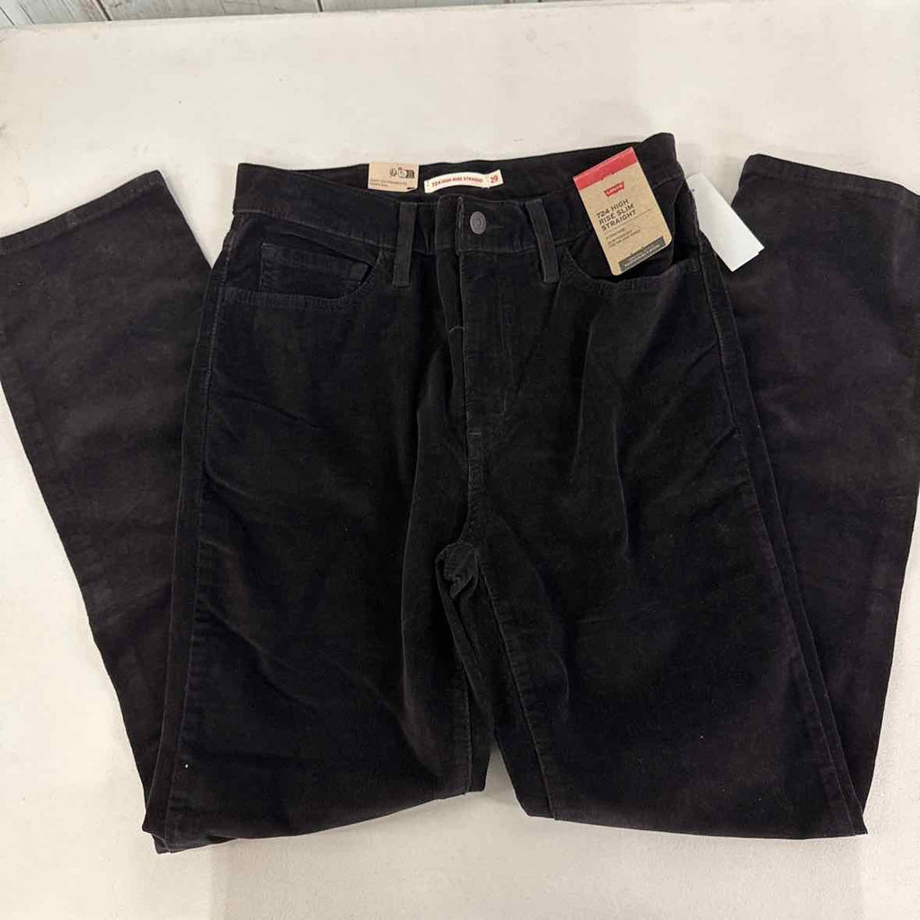 Levi's Size 29 Black Corduroy Pants NWT
