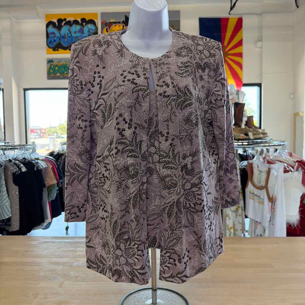 Alex Evenings Size M Purple glitter Preloved Twinsets