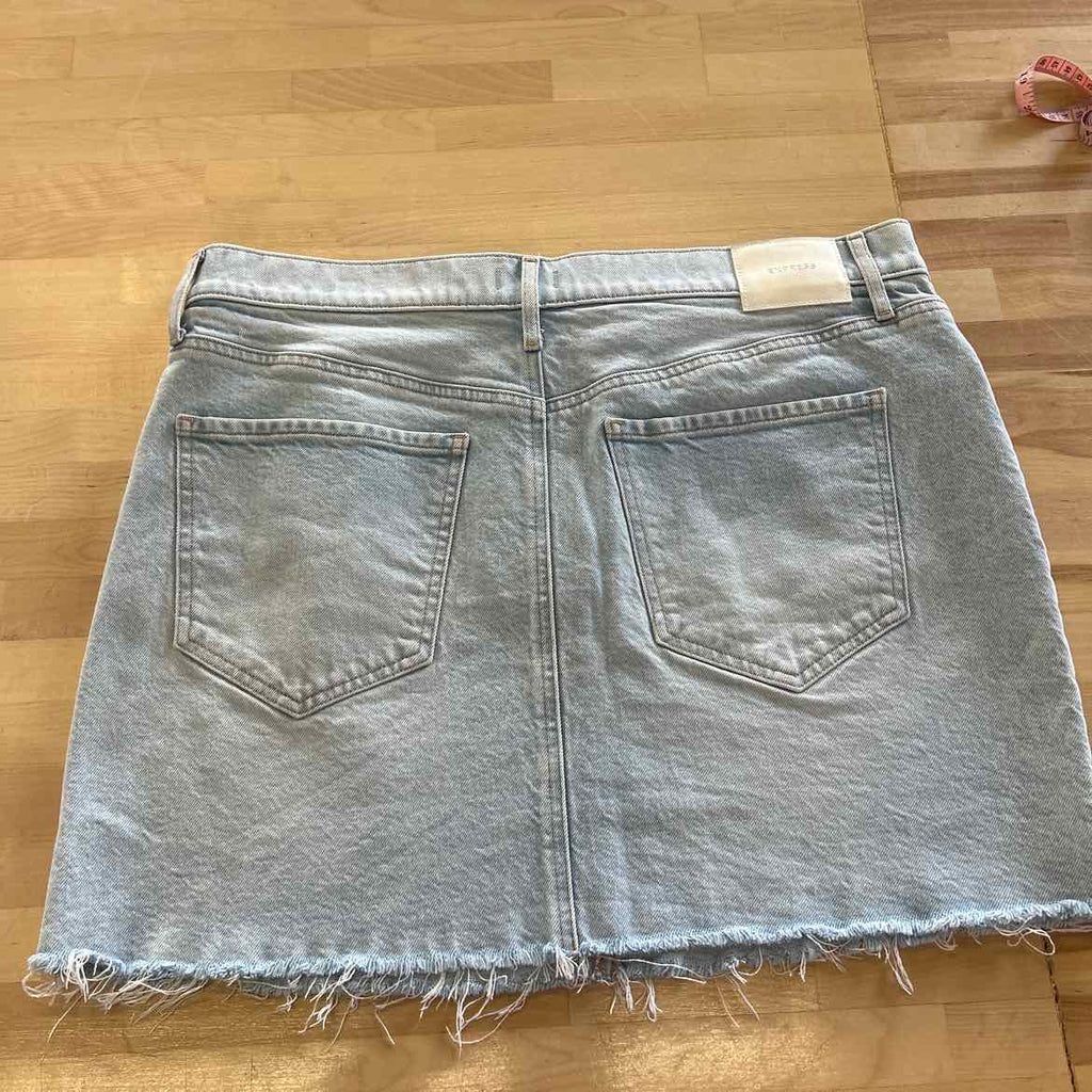 Express Size 14 Blue Denim Preloved Skirt