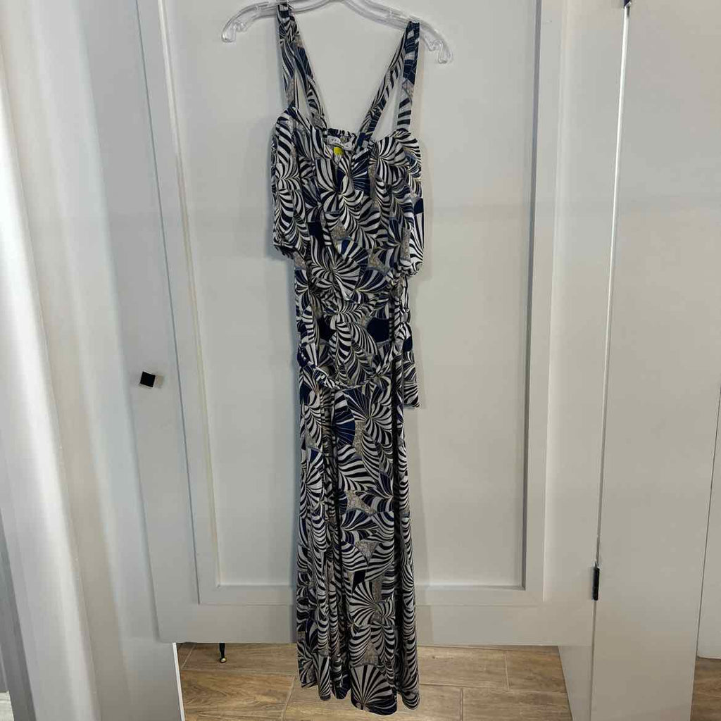 Ariella Size S Black White Blue Preloved Romper