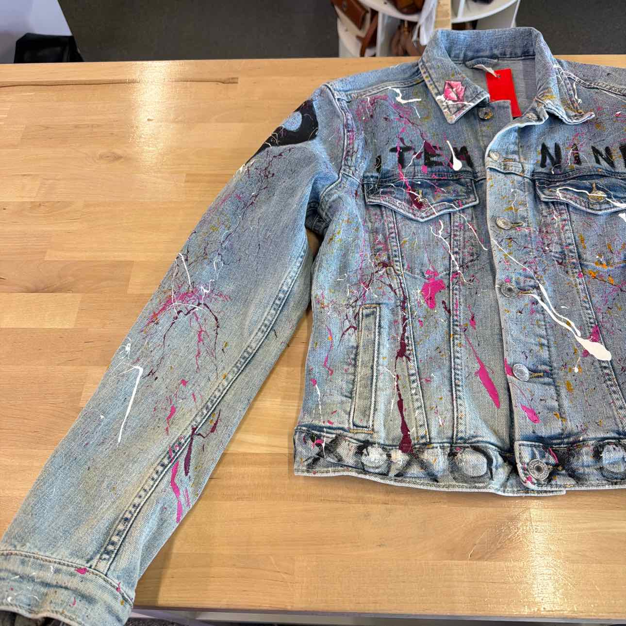 & Denim Size 6 Denim Preloved Jacket