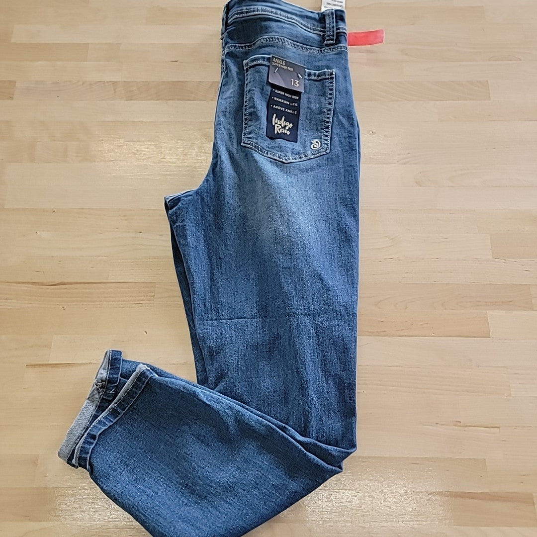 Indigo Rain Size 13 Blue Jeans