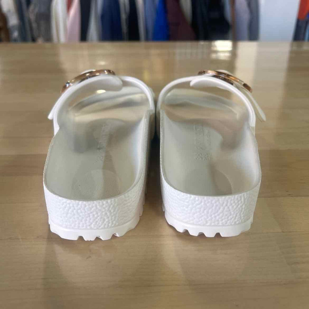 Birkenstock Size 7.5/8 White Preloved Sandals